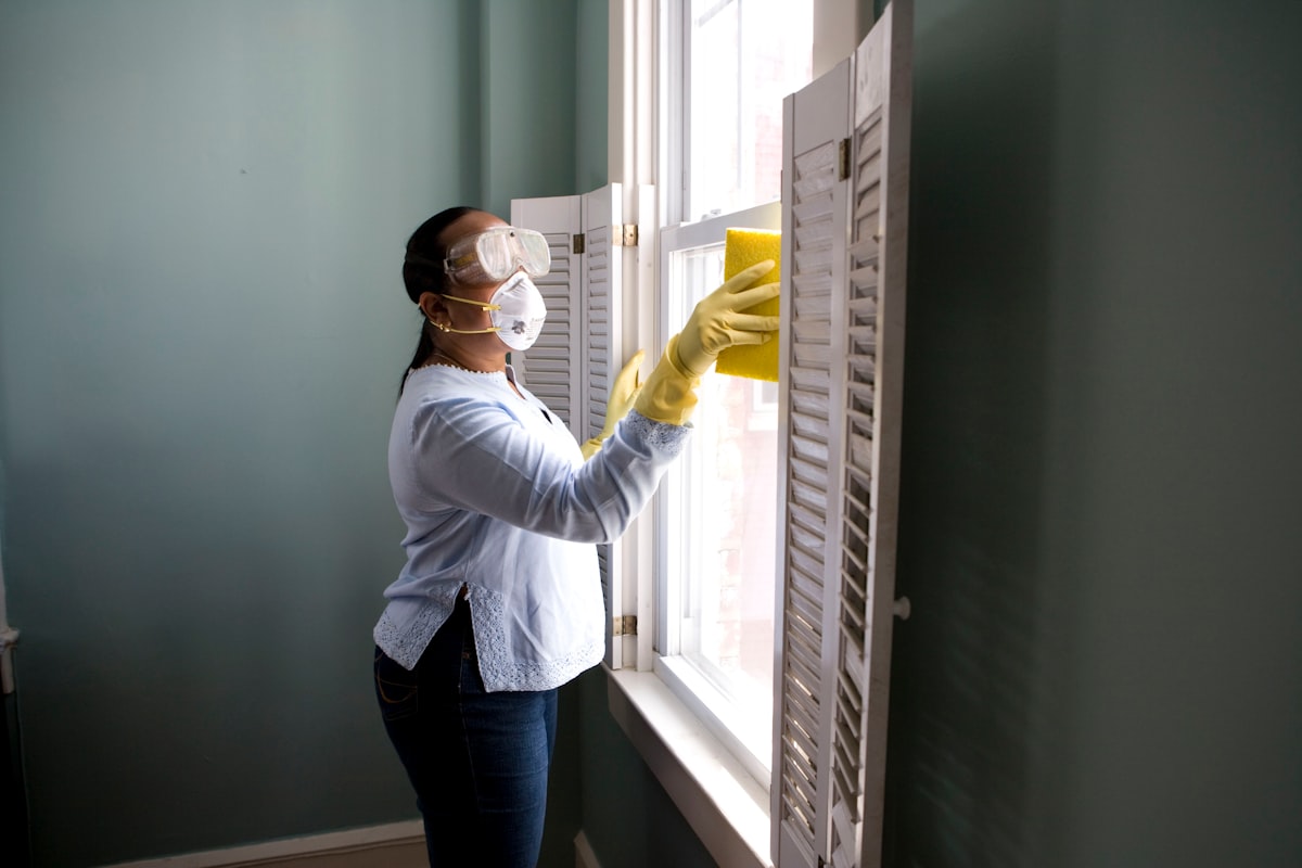 Plumber at a residential job